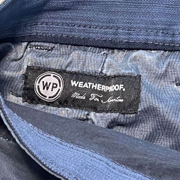 WeatherProof Made for Adventure Men's Utility Pants Blue 5 Pockets Size 34x32 - Picture 5 of 12
